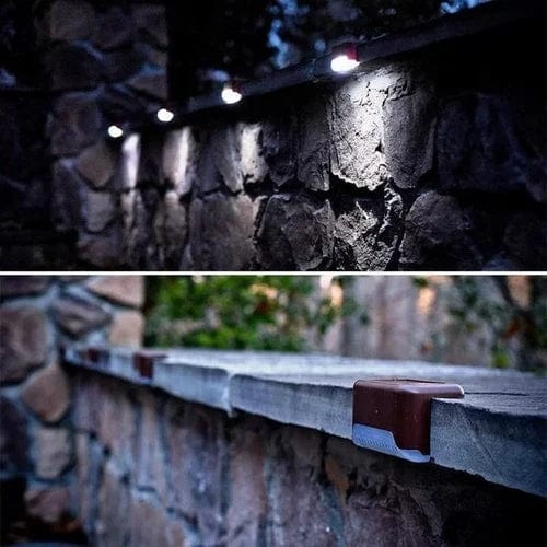 Solar Light Garden Lights Decorative Garden Solar Lamp Outdoor Lights - Solar Stair Lights (Pack of 10 Lights) Solarixy™️ Solar-Powered Stair Lights (Pack of 8 Lights) Zaavio®