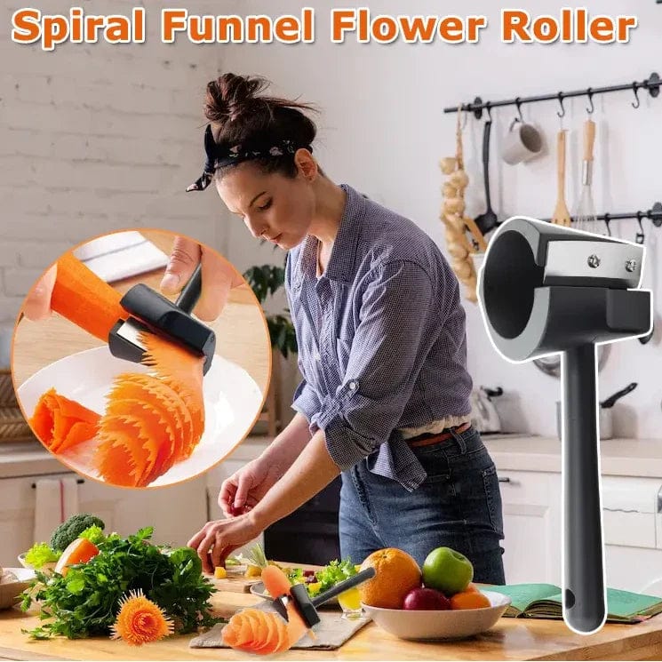 ✨ Spiral Funnel Flower Roller Zaavio®