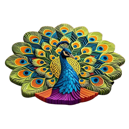 LuxeGripMat™ Quick-Dry Non-Slip Peacock Mat (Pack of 2)