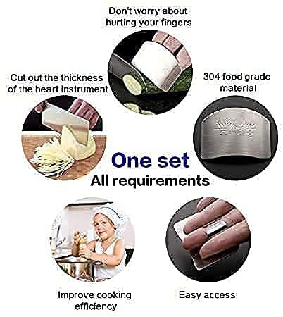 Stainless Steel Finger Cutting Protector ( Pack Of 2 ) simplify your home