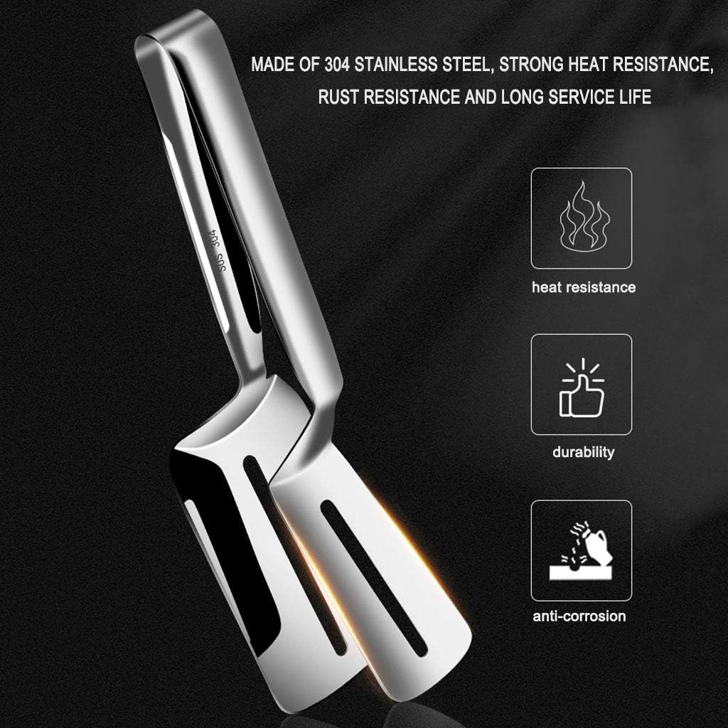 Stainless Steel Food Tongs Barbeque Clamps Kitchen Clamps - Snapzer™️ Snapzer™️ Zaavio®️