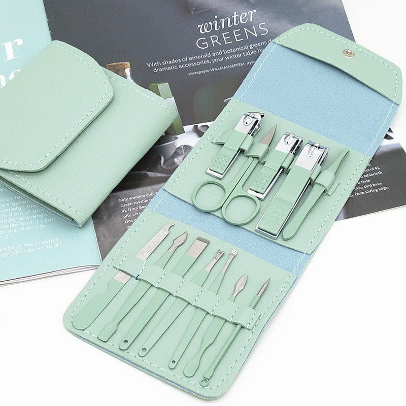 STAINLESS STEEL NAIL CLIPPERS (16PCS/ SET) Pinkclick