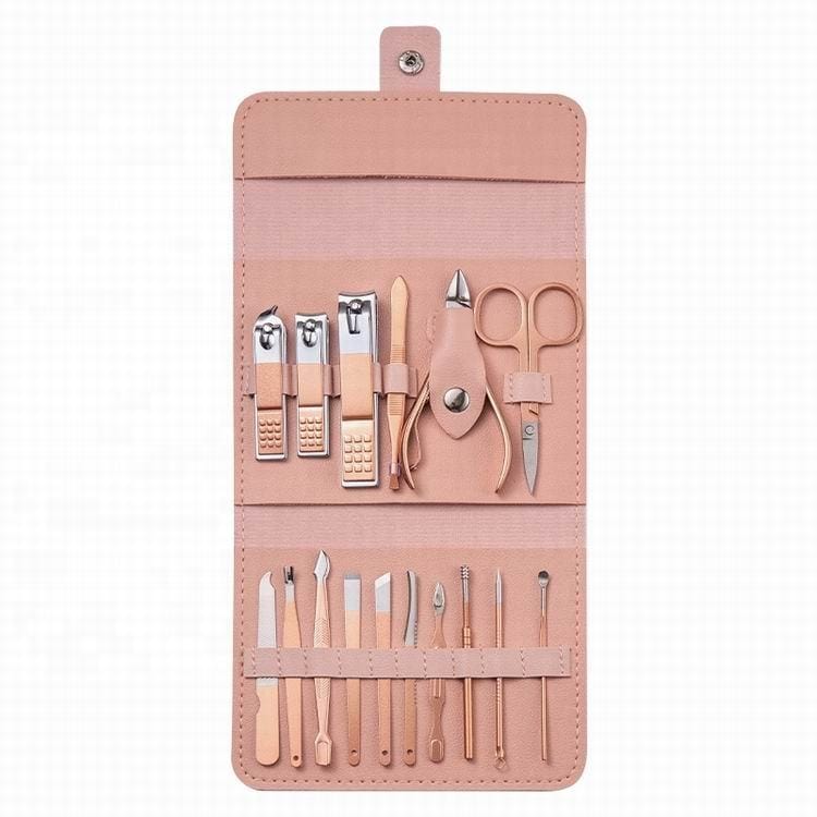 STAINLESS STEEL NAIL CLIPPERS (16PCS/ SET) Pinkclick