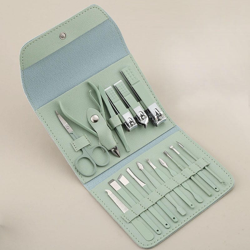 STAINLESS STEEL NAIL CLIPPERS (16PCS/ SET) Pinkclick