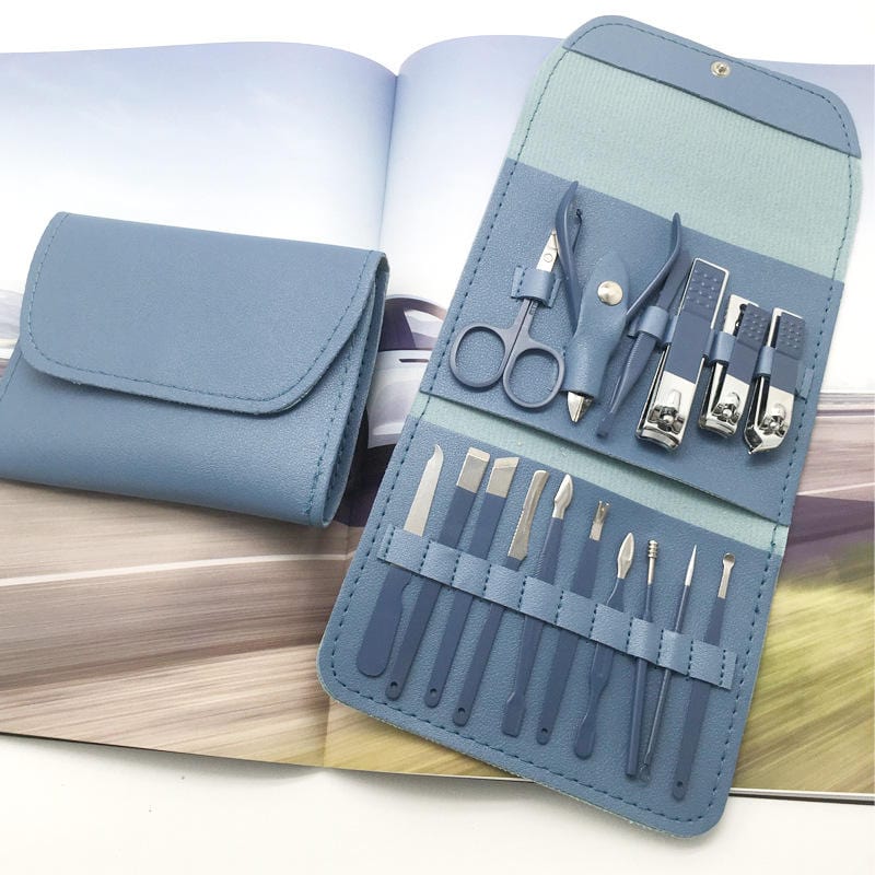 STAINLESS STEEL NAIL CLIPPERS (16PCS/ SET) Pinkclick