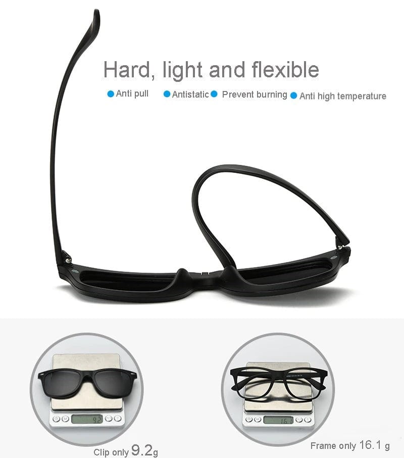 Sunglasses For Men Polarised Magnetic Sunglasses Frame Night Glasses - 3-in-1 Magnetic Polarized Sunglasses 5-in-1 Magnetic Polarized Sunglasses Zaavio®️
