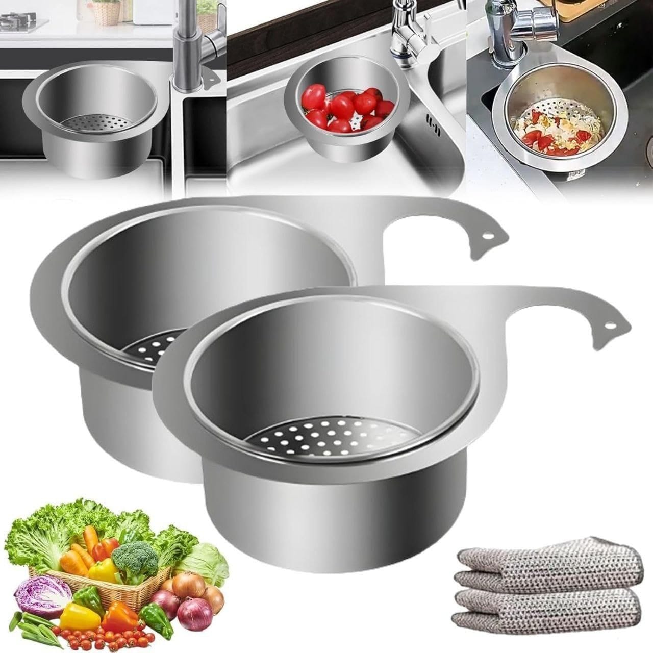 Swan Sink Strainer Basket Swan Sink Strainer Basket Zaavio®