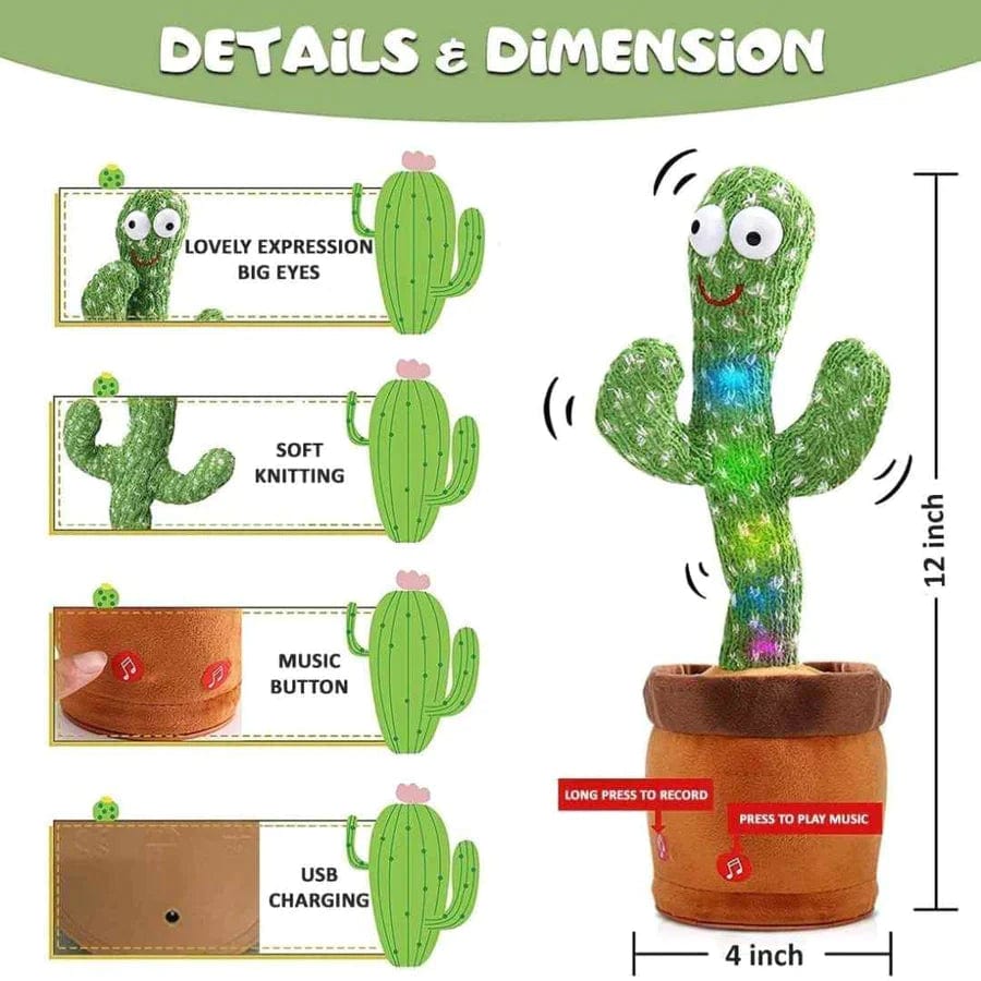 🔥Talking & Dancing Cactus Mimicking Toy🔥 Roposo Clout