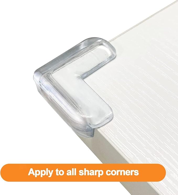 Transparent Anti-collision Corner Cover (Pack of 6) Zaavio®