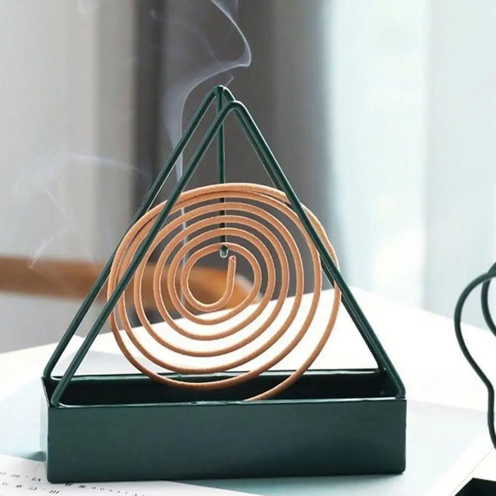 Triangular Shape Iron Mosquito Coil Holder | Mosquito Repellent Coil Insects Repellents Coil Holder Triangular Shape Iron Mosquito Coil Holder Zaavio®