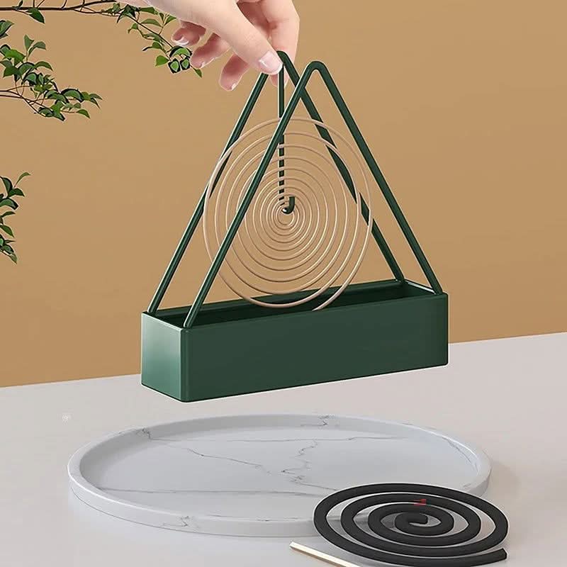 Triangular Shape Iron Mosquito Coil Holder | Mosquito Repellent Coil Insects Repellents Coil Holder Triangular Shape Iron Mosquito Coil Holder Zaavio®