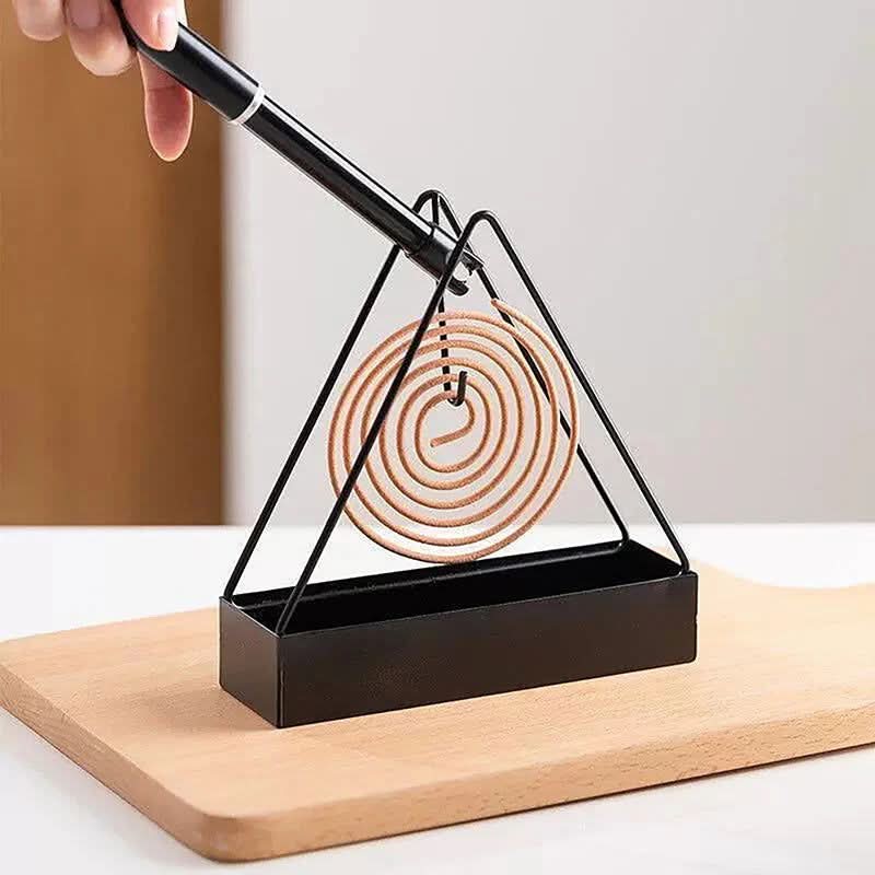 Triangular Shape Iron Mosquito Coil Holder | Mosquito Repellent Coil Insects Repellents Coil Holder Triangular Shape Iron Mosquito Coil Holder Zaavio®