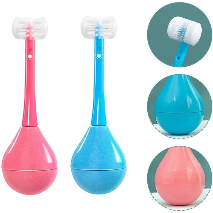 Tumbler Three-sided Children's Toothbrush FullSuch