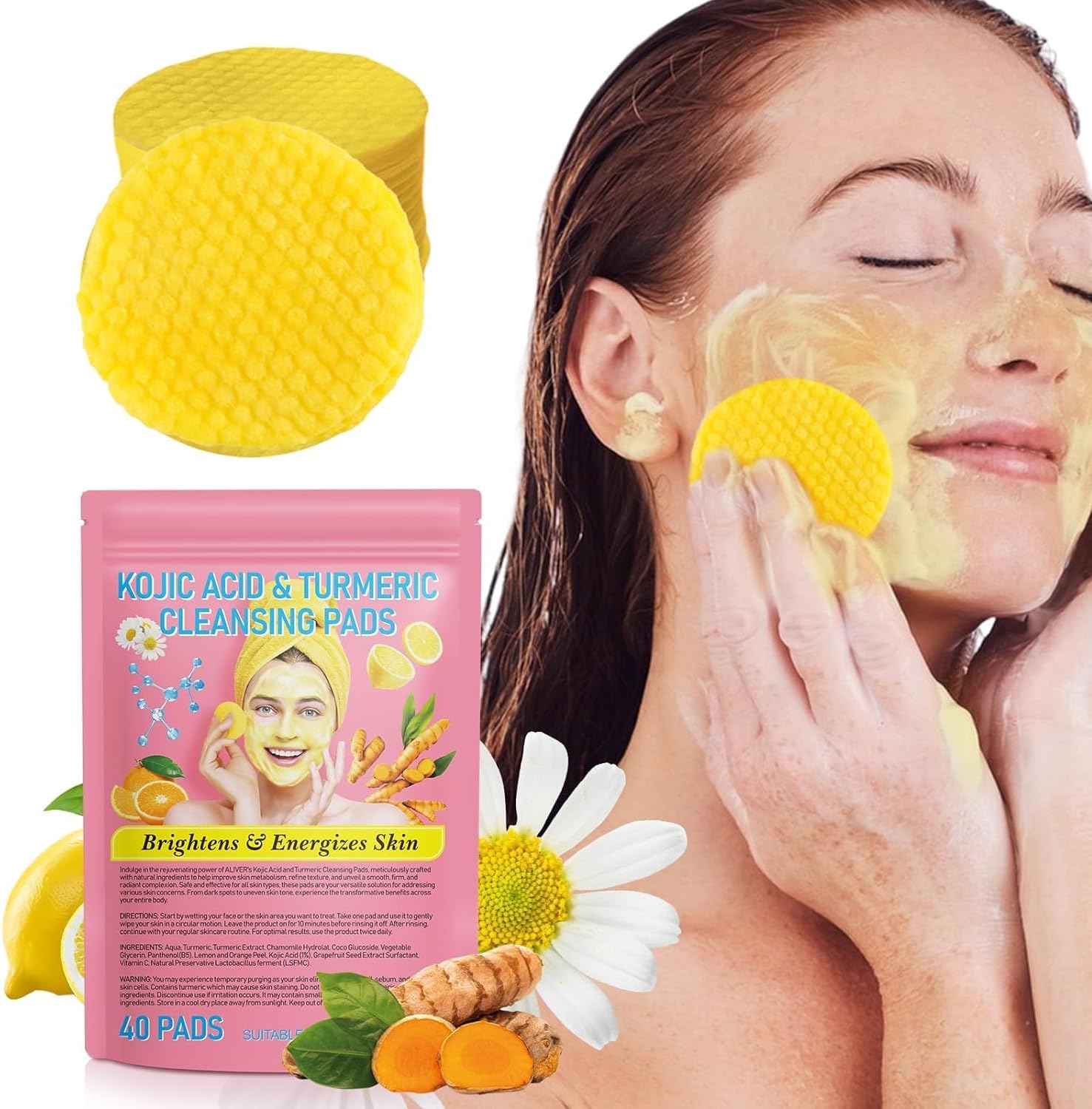 Turmeric Kojic Acid Pads Turmeric Kojic Acid Pads Zaavio®
