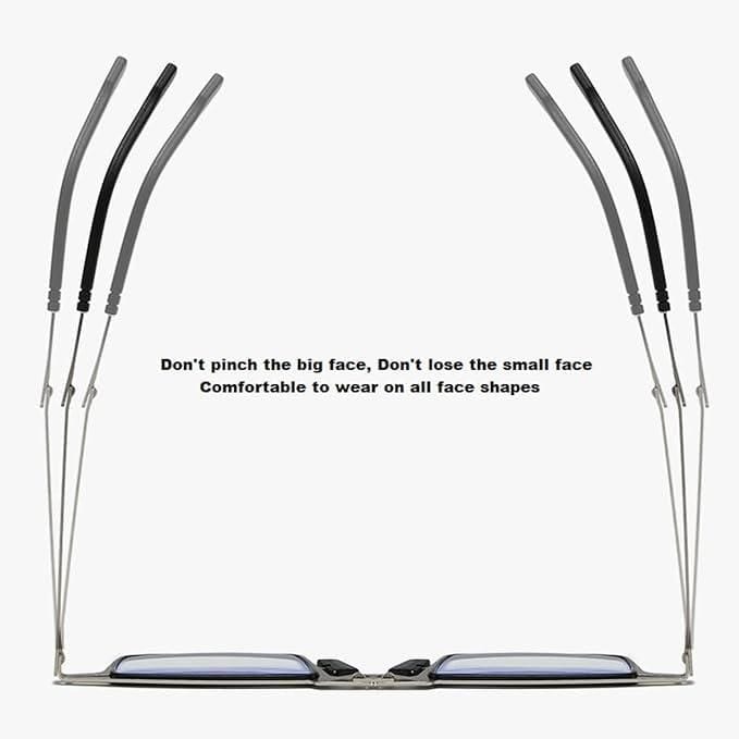 Ultra Light Titanium Material Screwless Foldable Reading Glasses Zaavio®
