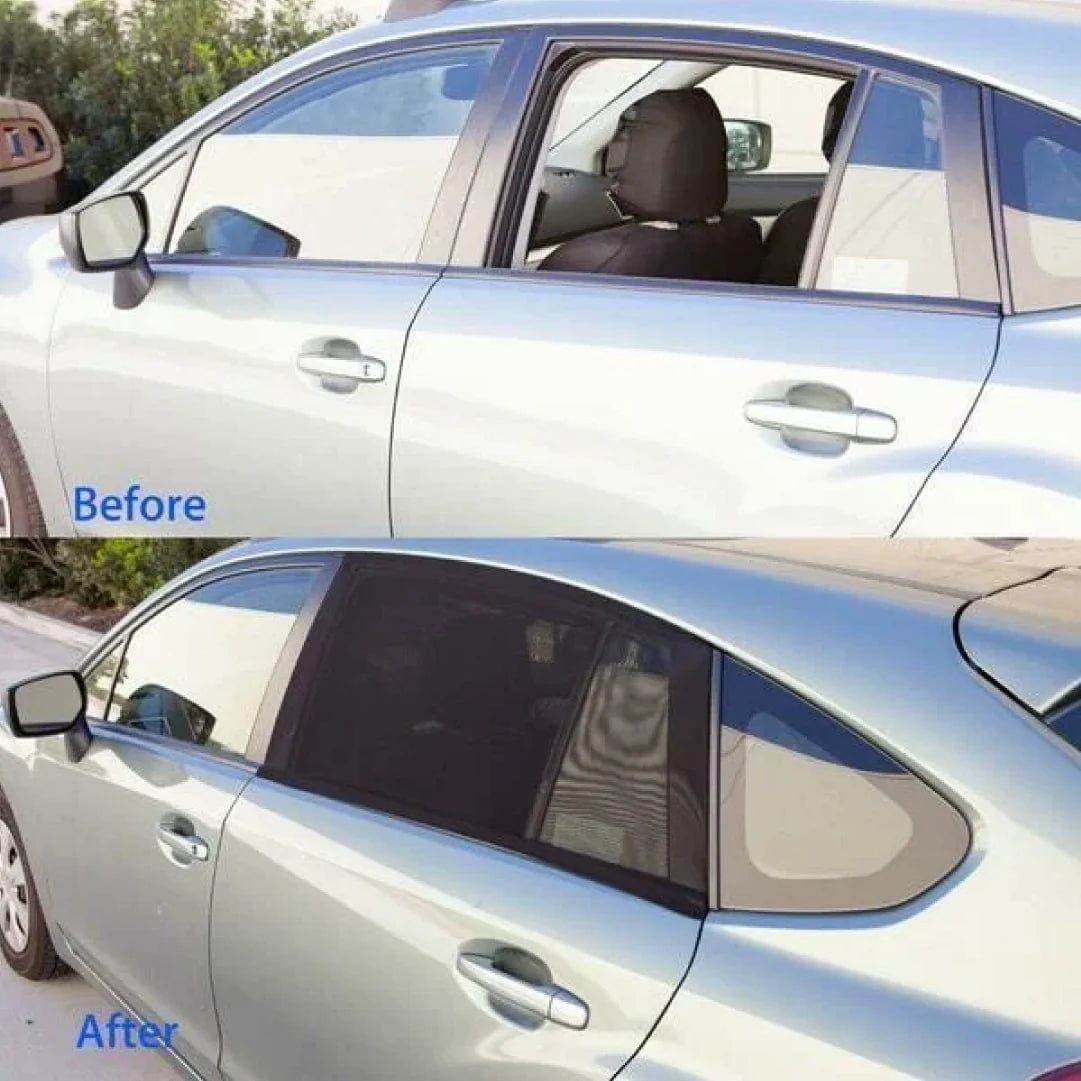Universal Compatible Car Window Sun Shade (Pack of 4) Roposo Clout