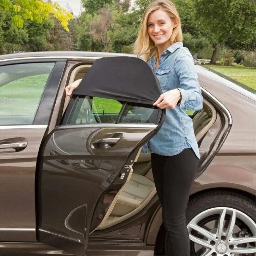 Universal Compatible Car Window Sun Shade (Pack of 4) Roposo Clout