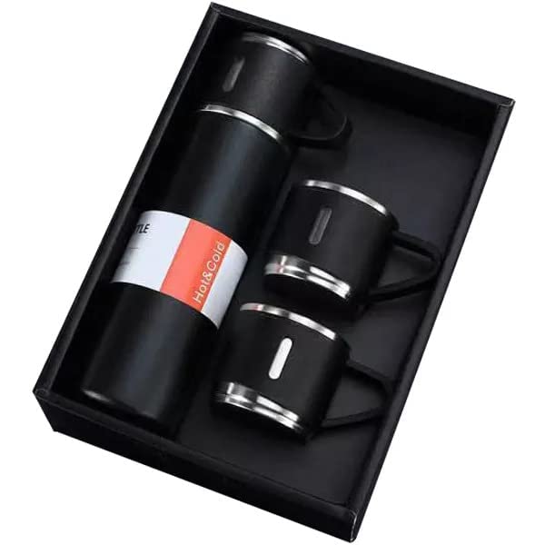 Vacuum Flask Cup Set Zaavio®