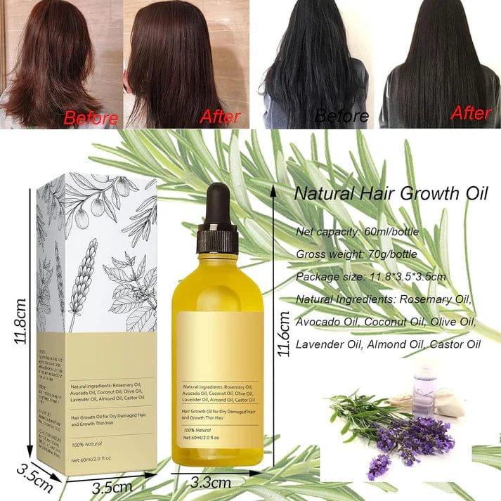 Veganick Natural Hair Growth Oil (BUY 1 GET 1 FREE) Zaavio®