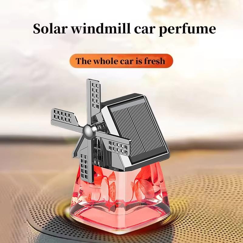 Windmill Design Solar Car Perfume Air Freshener Windmill Design Solar Car Perfume Air Freshener Zaavio®