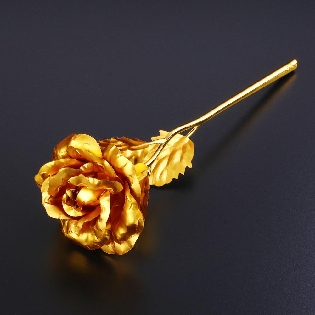 24K Gold Plated Rose Gift Flower Gold Dipped Rose - Rosaic™ Rosaic™ Zaavio®