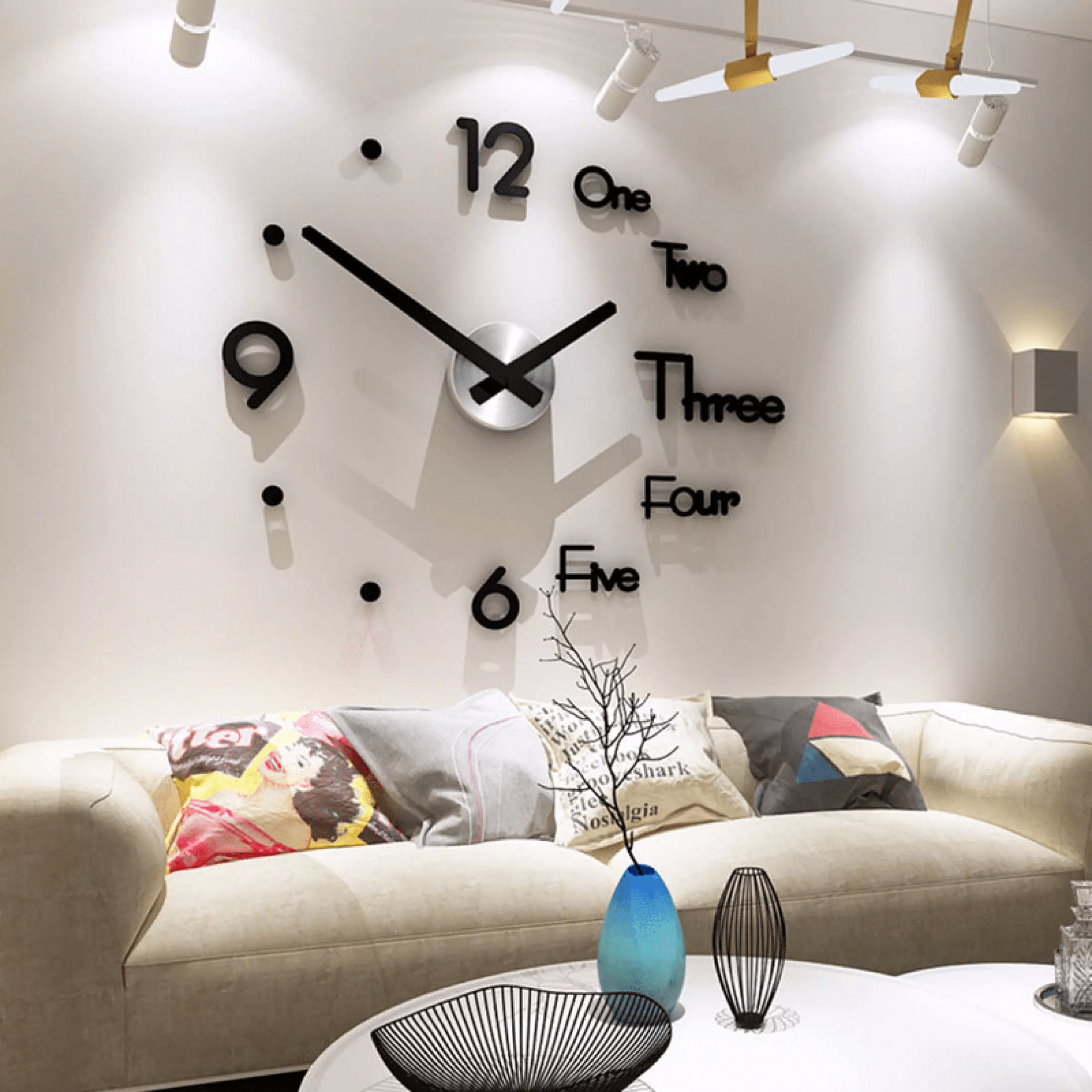 3D Wall Clock Zaavio®
