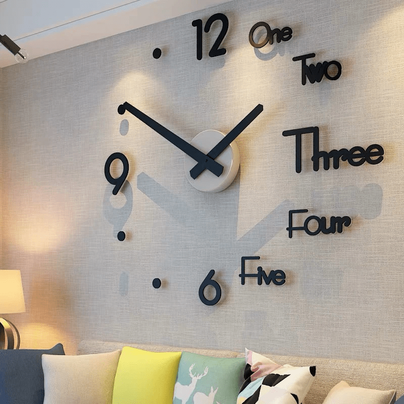 3D Wall Clock Zaavio®