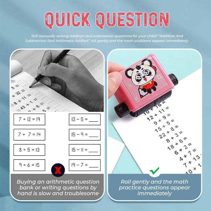 Addition And Subtraction Seal Arithmetic Artifact Home Essentials Store Retail