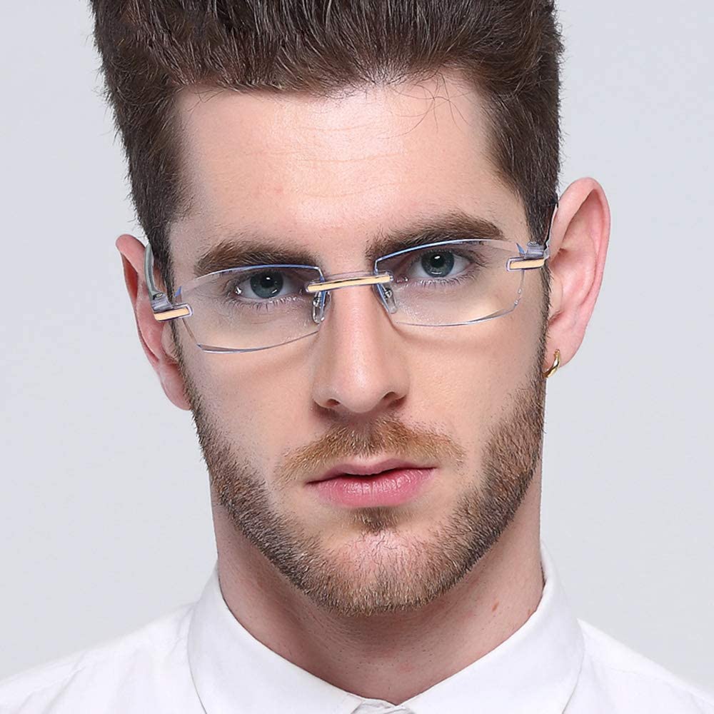 Anti Blue Light Glasses Distance Reading Multifocal Progressive - Glasses™️ Optixo™ Zaavio®