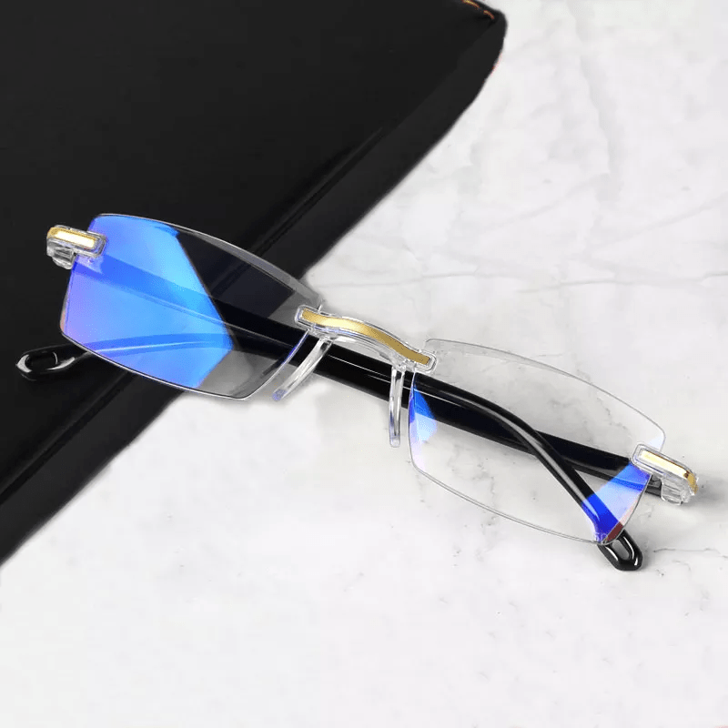 Anti Blue Light Glasses Distance Reading Multifocal Progressive - Glasses™️ Optixo™ Zaavio®
