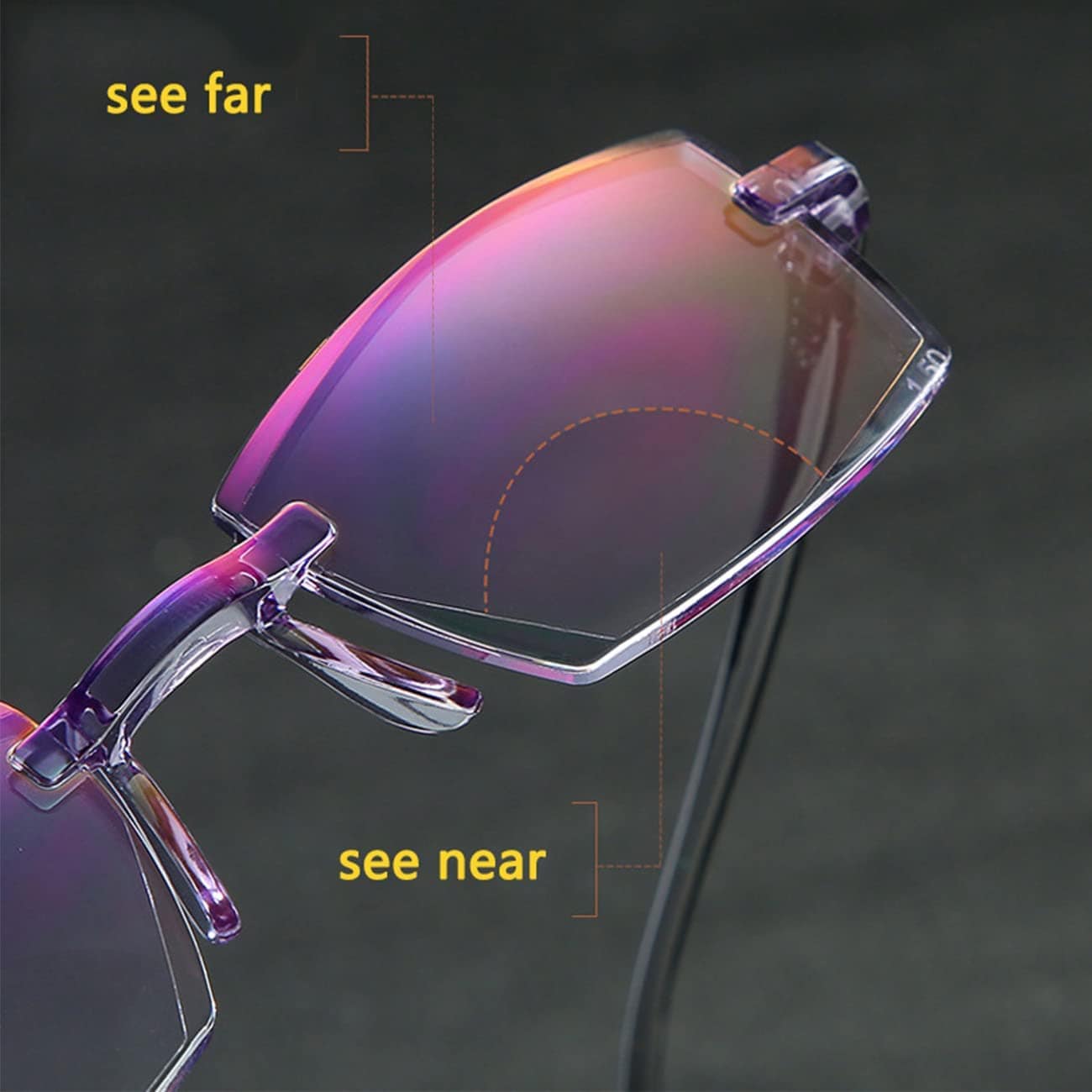 Anti Blue Light Glasses Distance Reading Multifocal Progressive - Glasses™️ Optixo™ Zaavio®