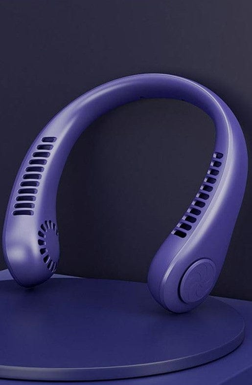 Blue Portable Neck Fan thewishcrate