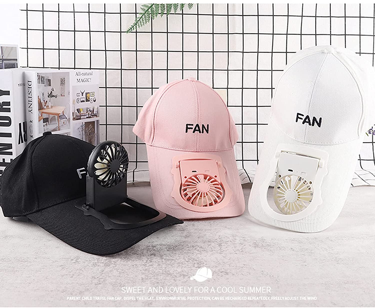 Cap with Fan Attached Electric Fan Hat - Coolixo™ Coolixo™ Zaavio®