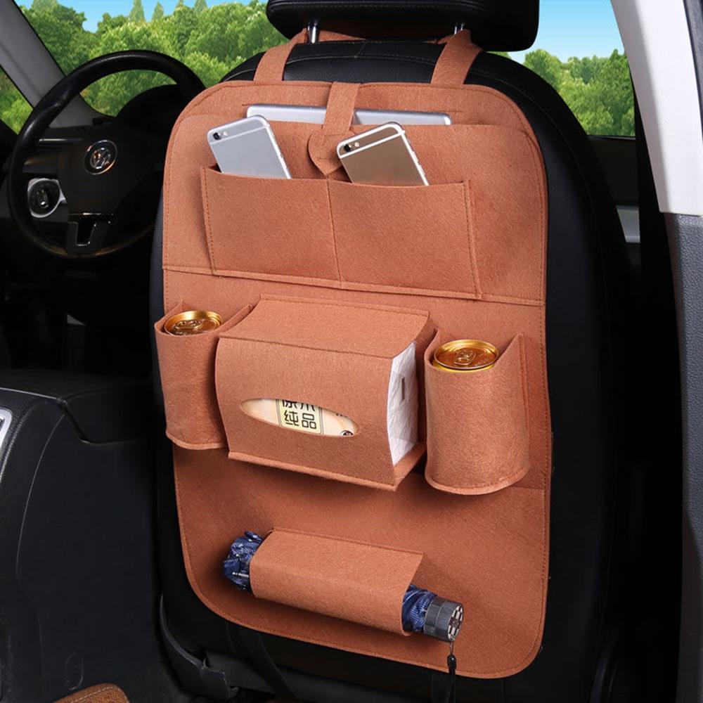 Car Back Seat Organizer Car Storage Hanging Seat - Seatidy™ Almacenar y ordenar Brown Seatidy™ Zaavio®