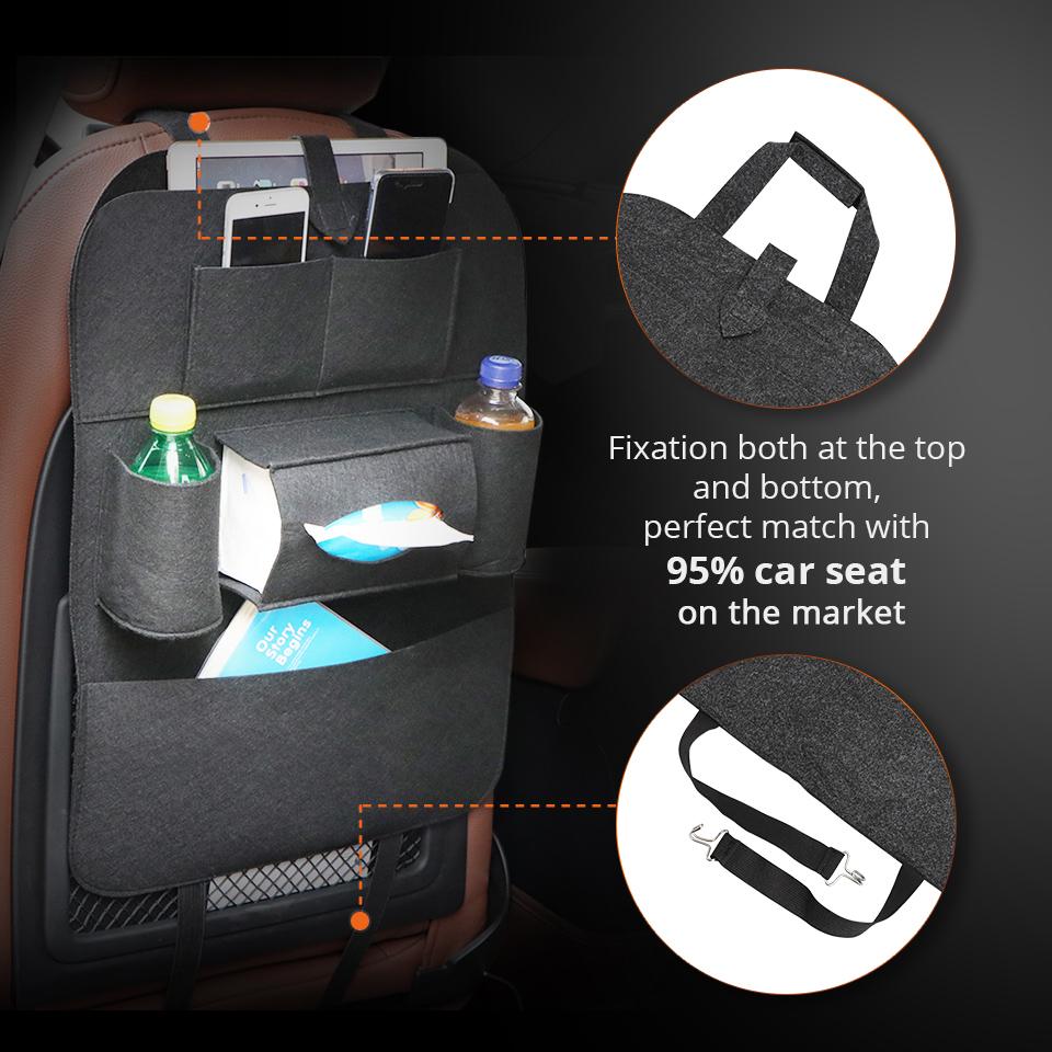 Car Back Seat Organizer Car Storage Hanging Seat - Seatidy™ Almacenar y ordenar Seatidy™ Zaavio®