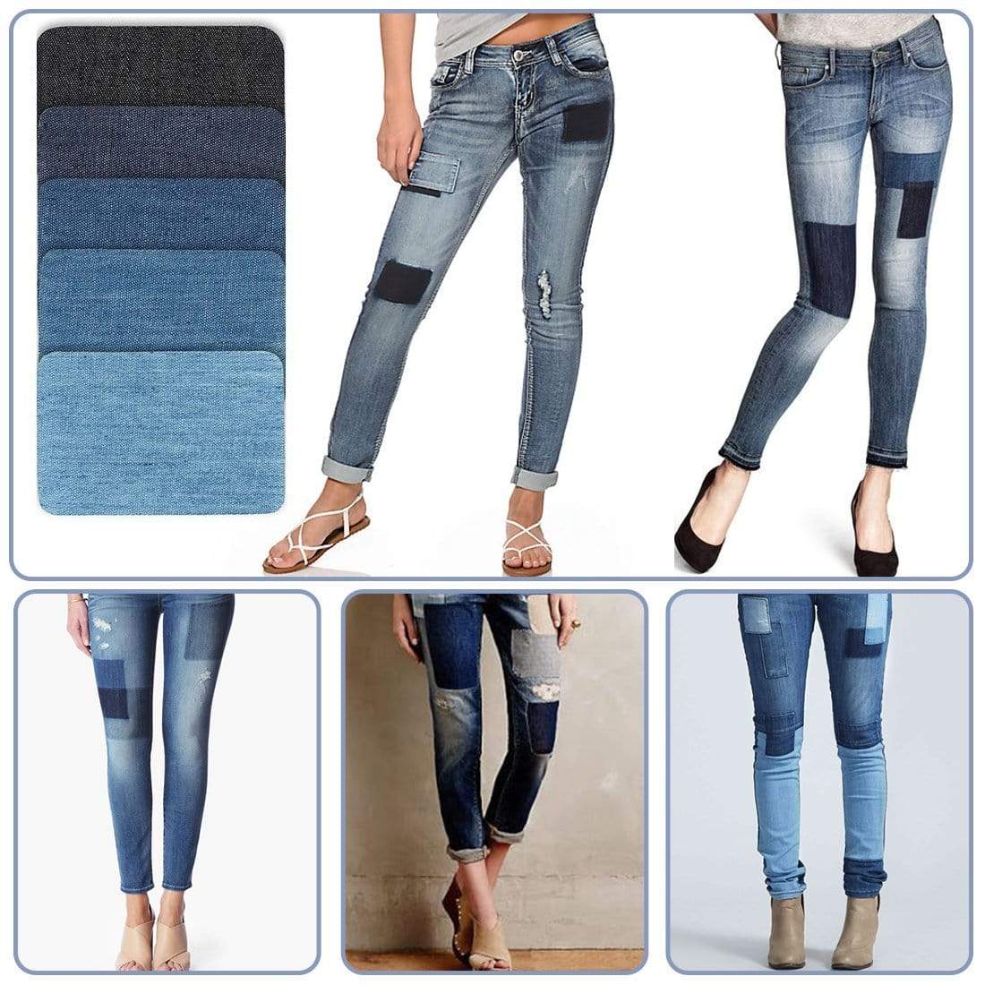 Denim Iron Patches Zaavio®