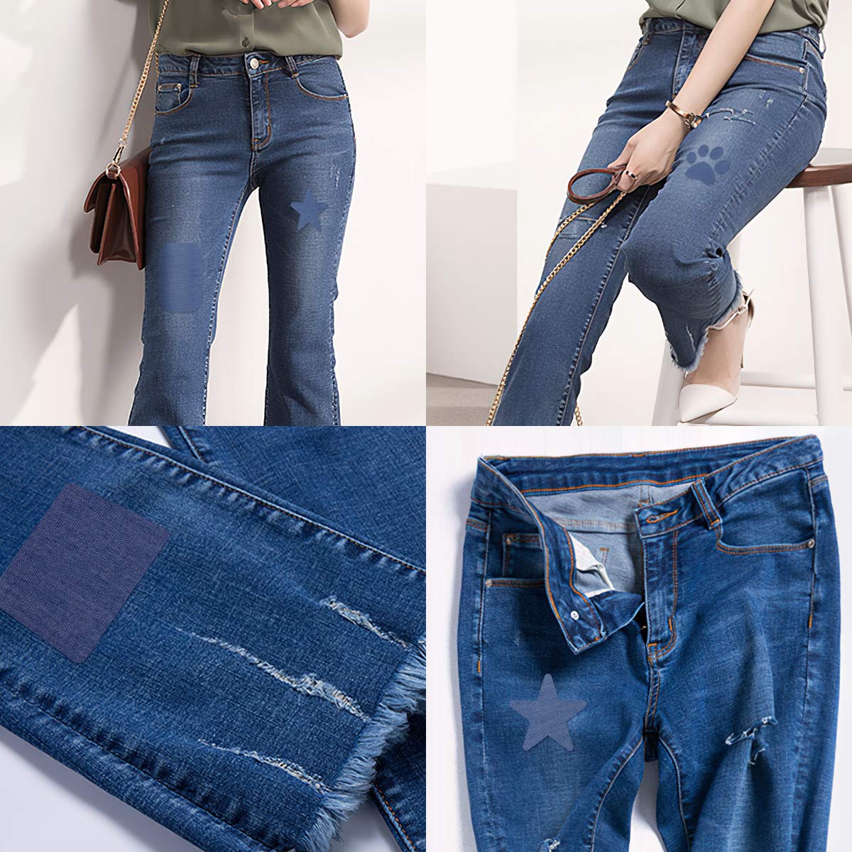 Denim Iron Patches Zaavio®