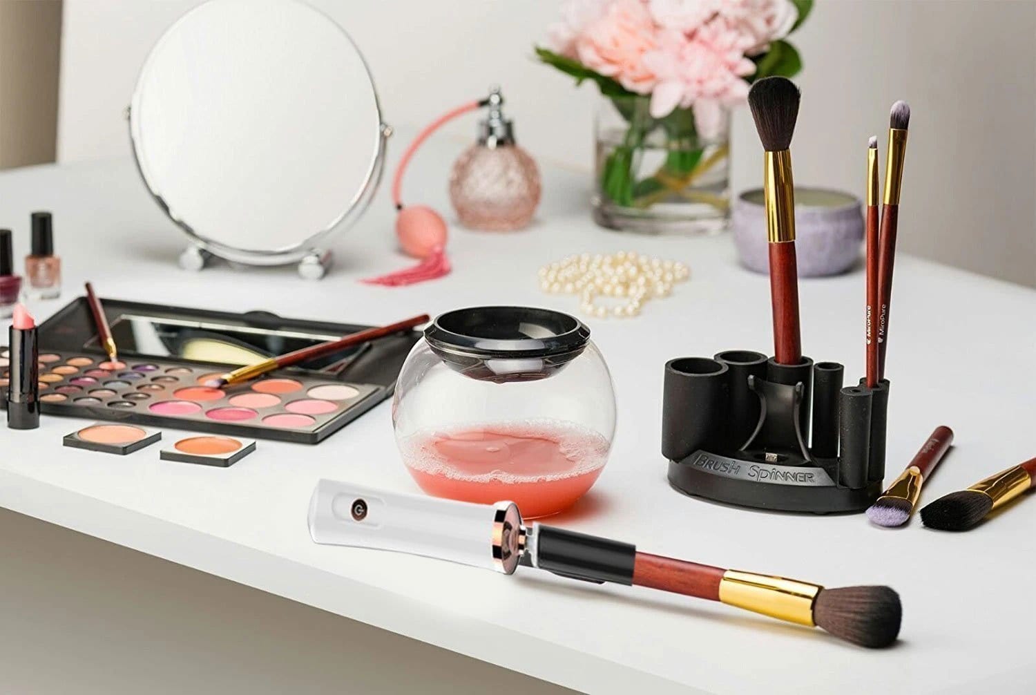 Electric Makeup Brush Cleaner Spinner Machine Tool - Wrinse™ Makeup Brush Cleaner Wrinse™ Makeup Brush Cleaner Zaavio®