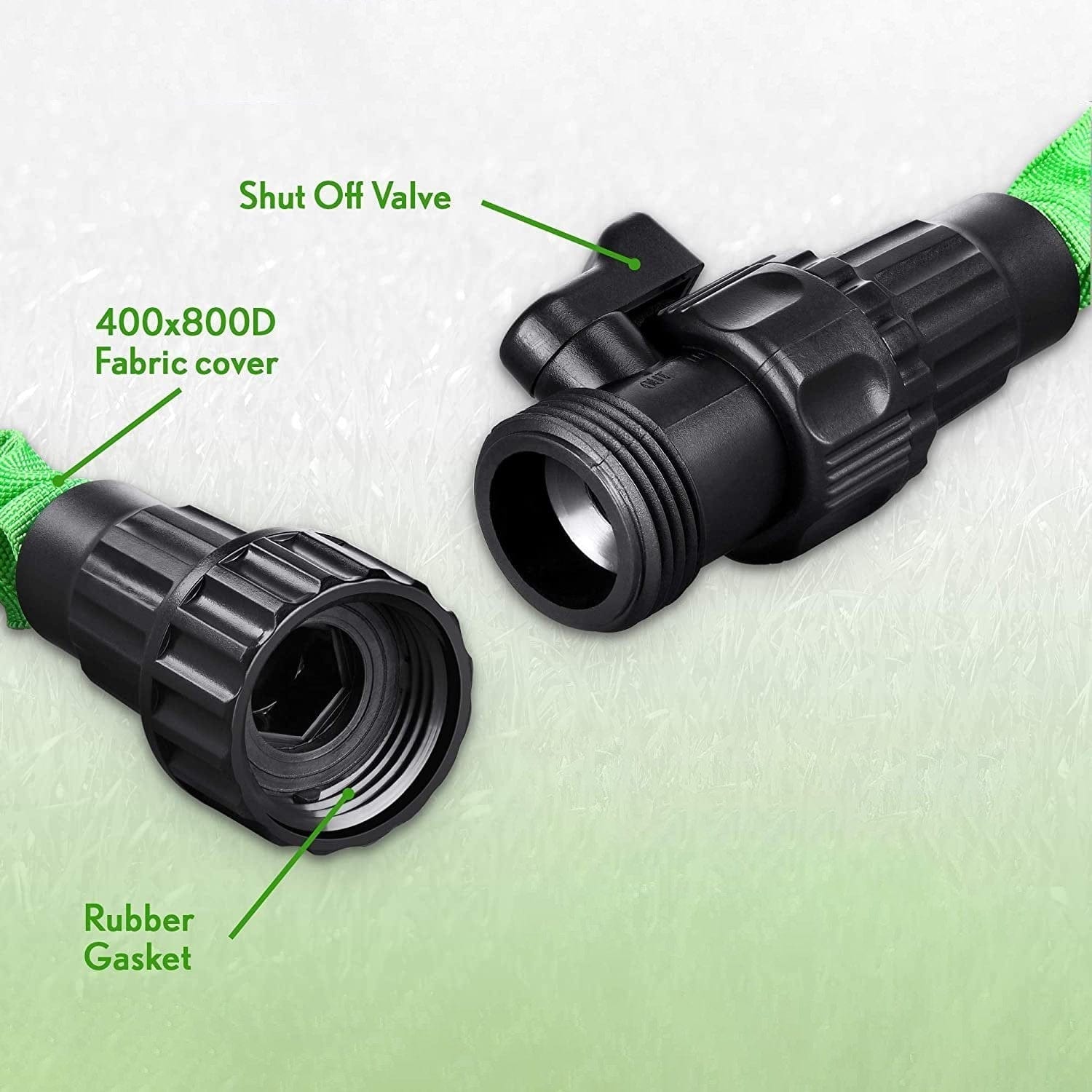 Expandable Garden Hose Retractable Collapsible Water Shrinking Hoses Garden Hoses & Reels 100 ft Pipezy™ Zaavio®