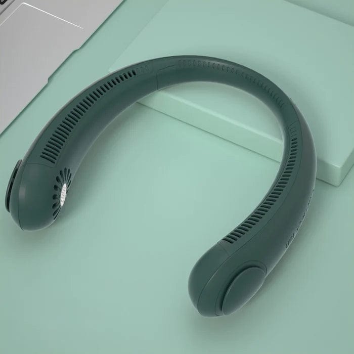 Green Portable Neck Fan thewishcrate