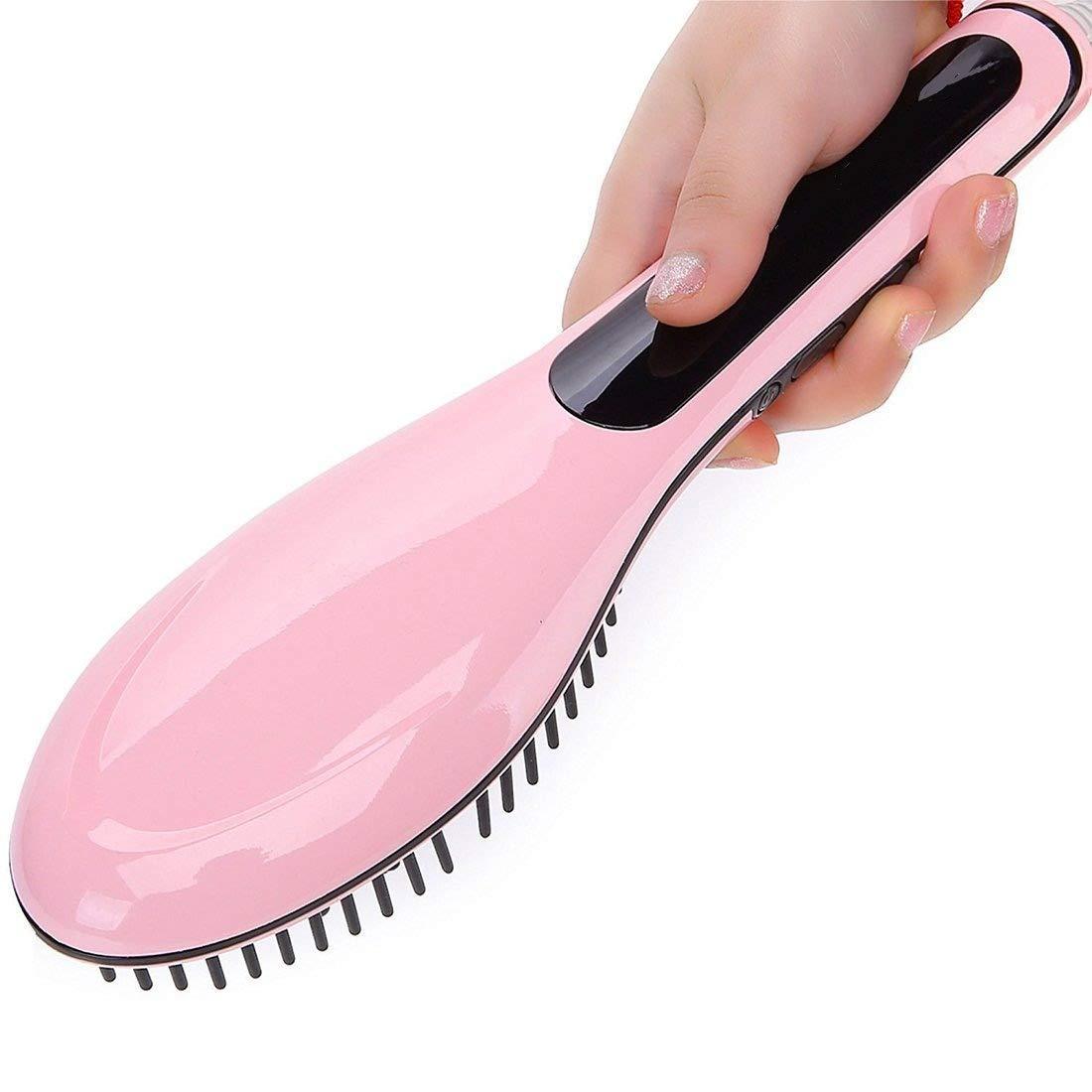 Heated Hair Straightening Brush Volumizer Anti Frizz Comb - streaxio™ Streaxio™ Zaavio®