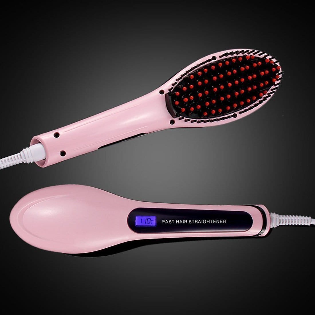 Heated Hair Straightening Brush Volumizer Anti Frizz Comb - streaxio™ Streaxio™ Zaavio®
