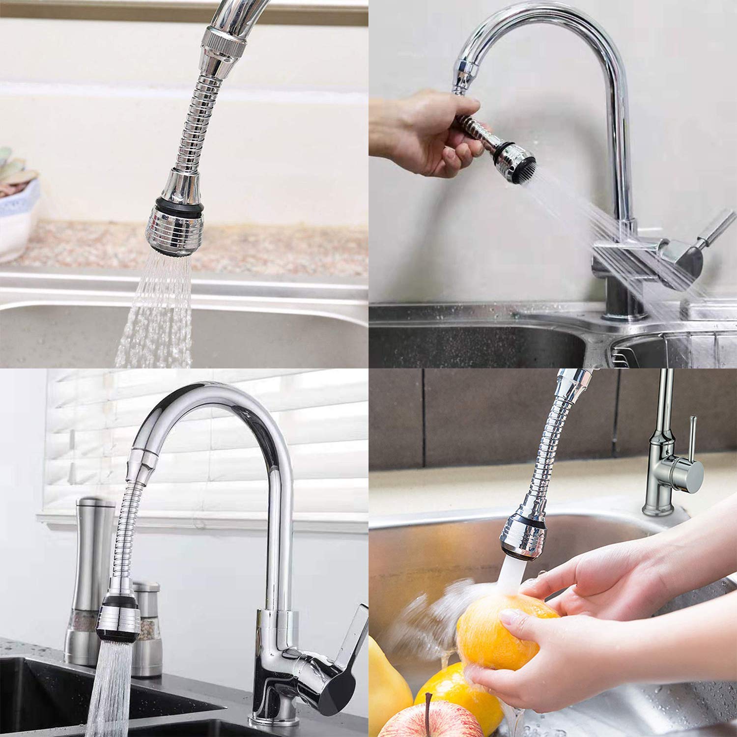 Kitchen Tap Faucet Water Saving Nozzle Attachment Sprayer - Aquozo™ Aerators Aquozo™ Zaavio®