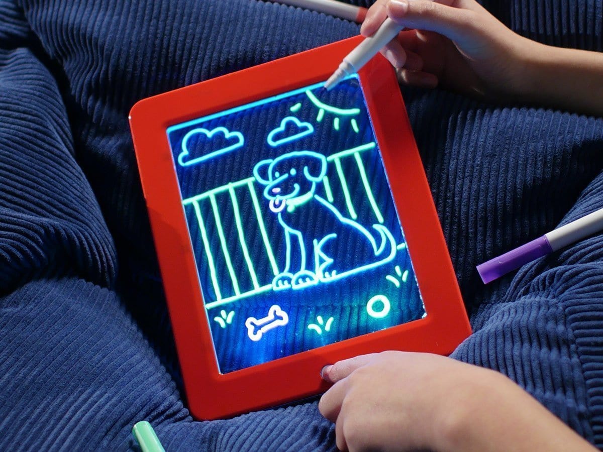 Light Drawing Board Led Draw Toy Coloring Board Pad - Glowix™ Glowix™ Zaavio®