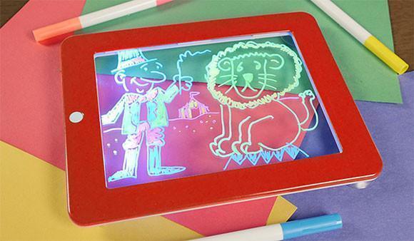 Light Drawing Board Led Draw Toy Coloring Board Pad - Glowix™ Glowix™ Zaavio®