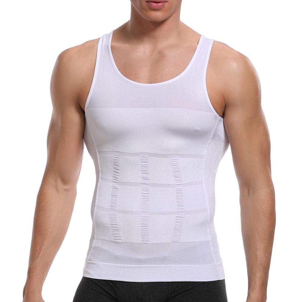 Men Tummy Tucker Slimming Vest Mens Waist Trainer Undershirt Trimmer - Flexvest™ Slimming Vest Flexvest™ Zaavio®