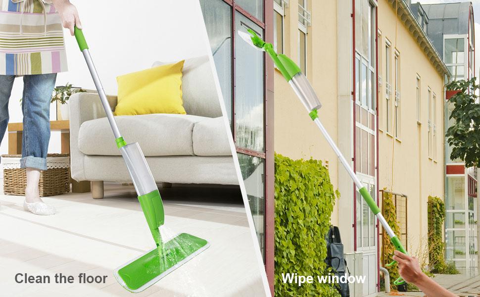 Microfiber Floor Mop Spray Mops for Hard Wood Tile Floor - HydroMop™ Mops HydroMop™ Zaavio®