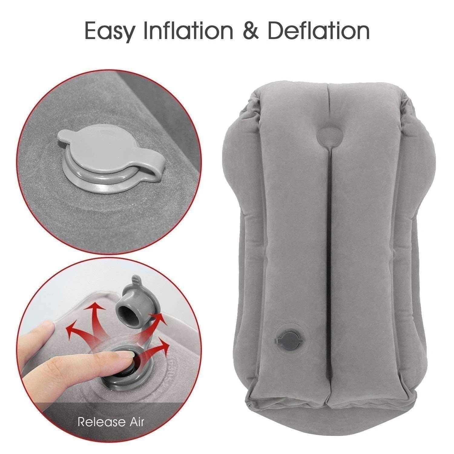 Neck Travel Inflatable Travel Airplane Nap Pillow - Restixo™ Restixo™ Zaavio®