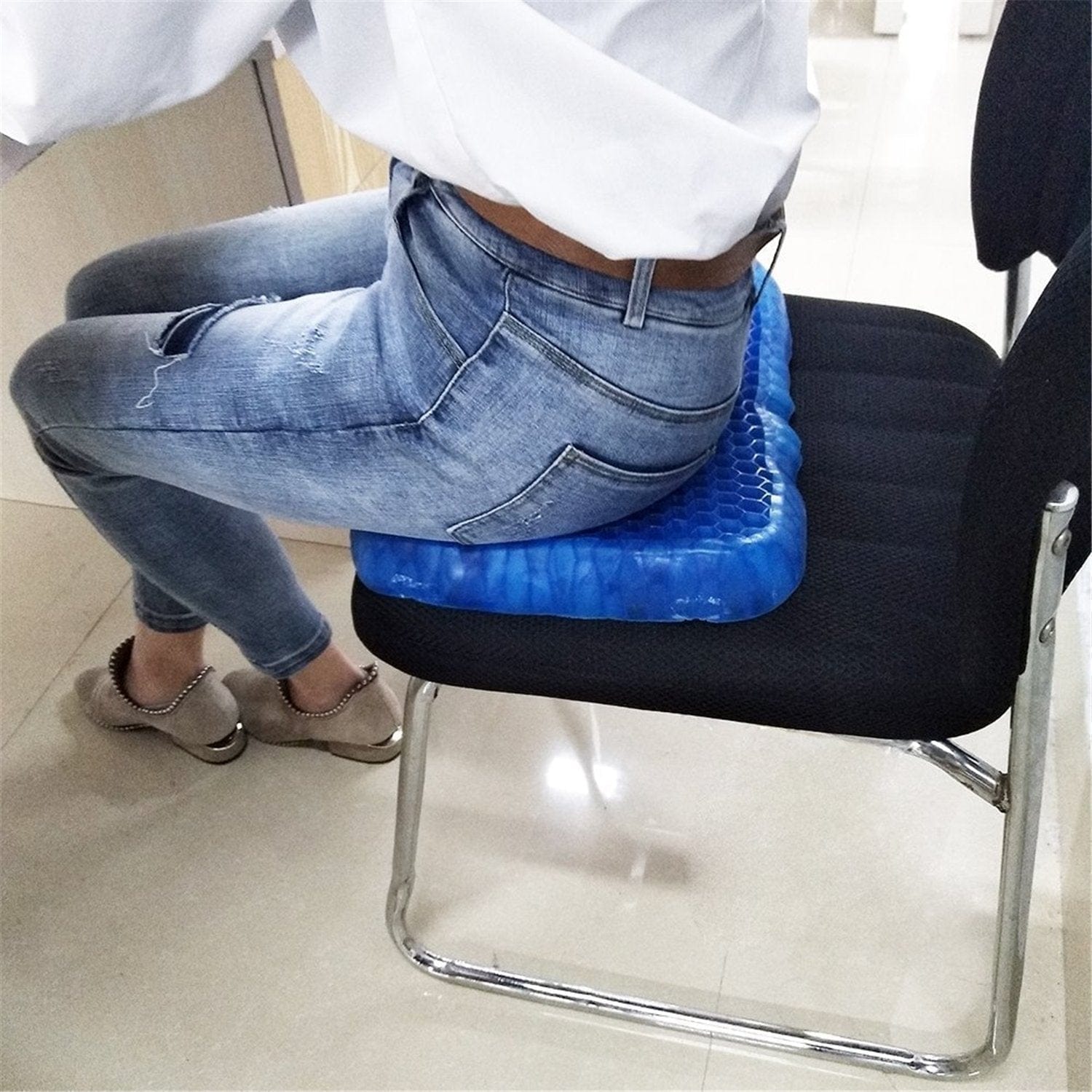 Orthopedic Gel Seat Cushion Chair Lumbar Support - Aeriosit™ Cushion Aeriosit™ Zaavio®