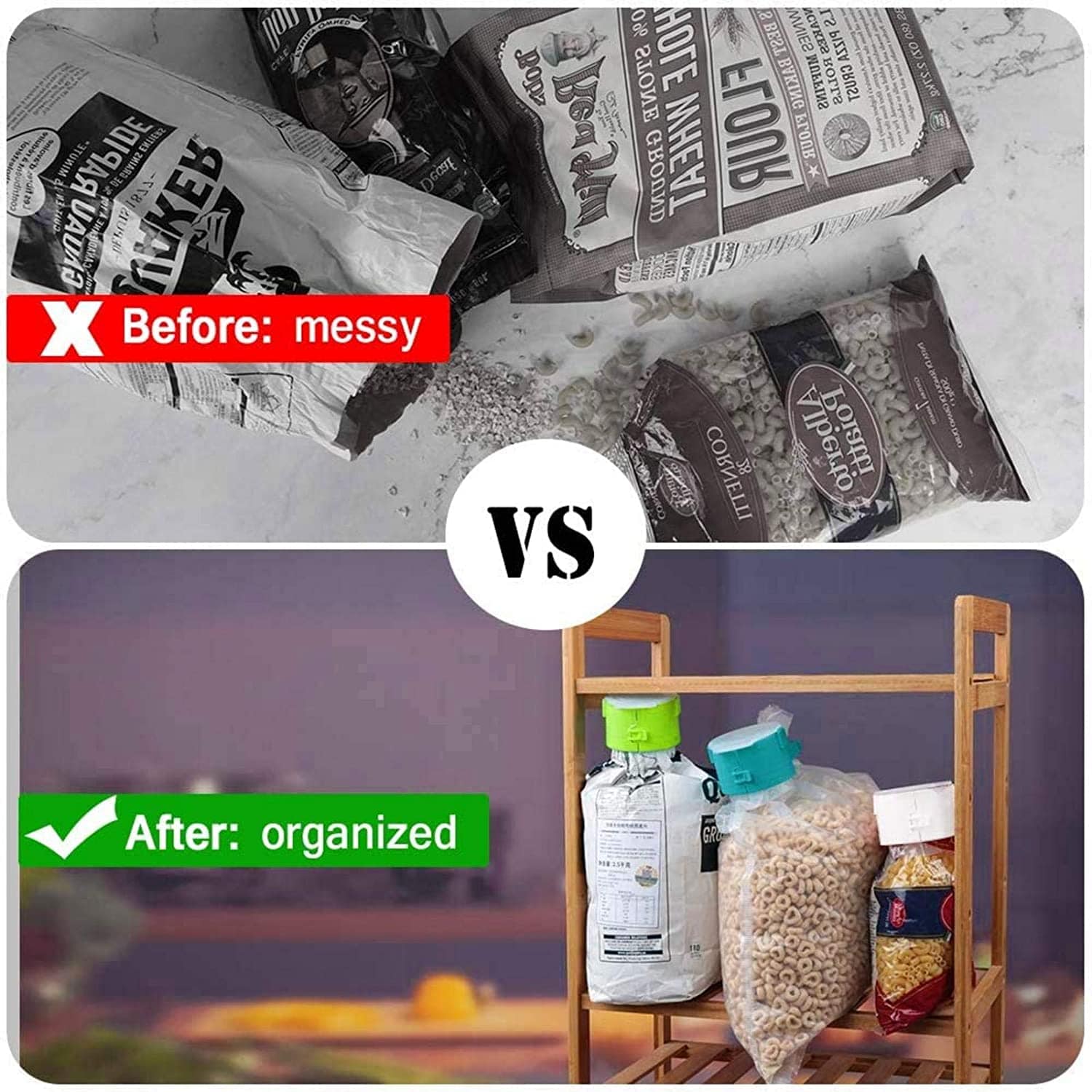 Plastic Bag Lock Clips Food Bag Airtight Sealer - Zipcrisp™ Zipcrisp™ Zaavio®